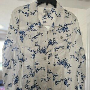 Women's Croft & Barrow floral jacket